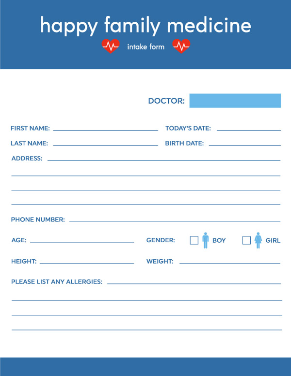 Doctor Pretend Play Printables | These DIY doctor printables are perfect for creating your own doctors office at home or at school! #ideasforkids #toddler #preschool #homeschool