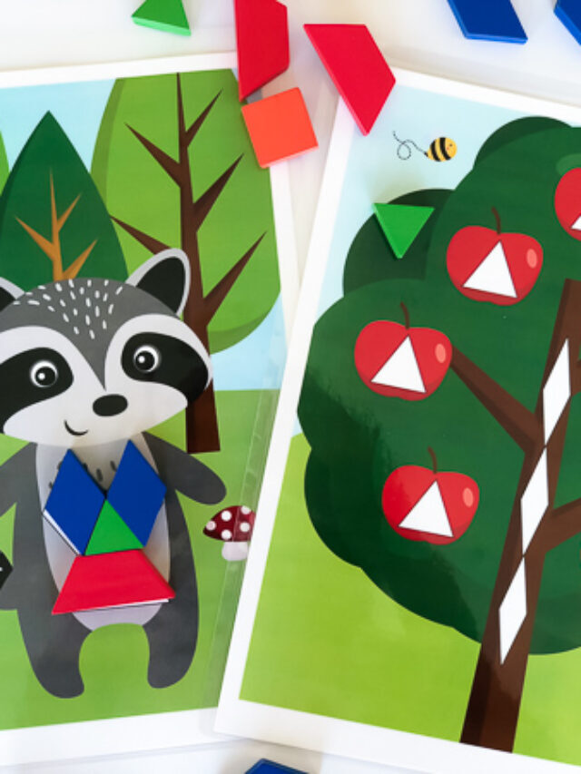 7 Fall Pattern Block Mats For Kids Story