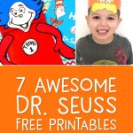 Dr. Seuss Free Printables | Kids will love doing these Dr. Seuss inspired crafts, worksheets and activities! They include some of their favorite characters including Thing 1 & Thing 2, The Lorax, Horton, and the Cat in the Hat.