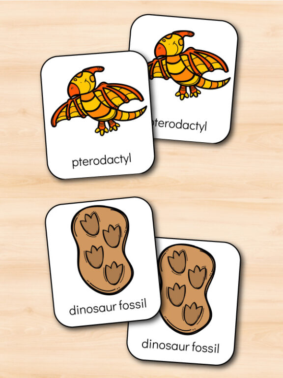FREE Printable Dinosaur Memory Game For Kids