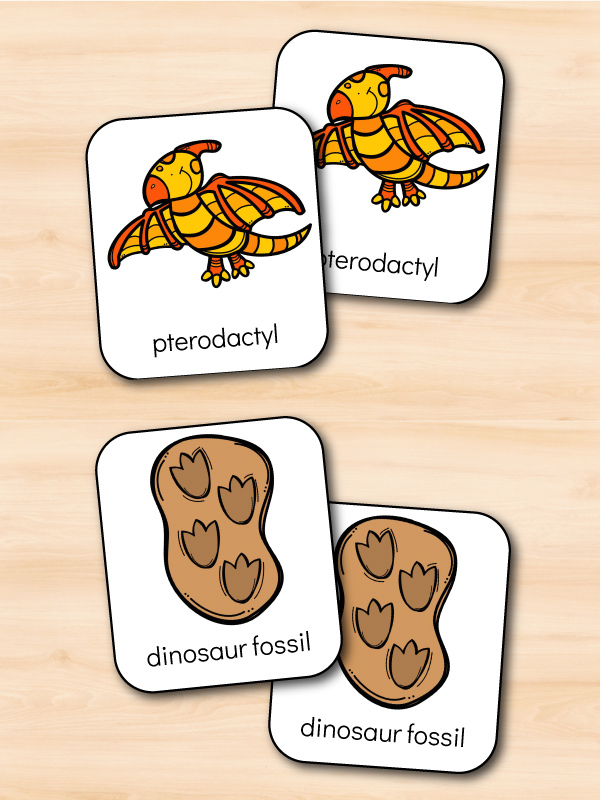 dinosaur memory game printables