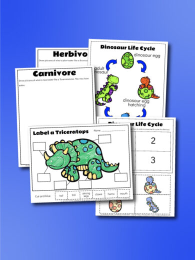Free Dinosaur Preschool Printables
