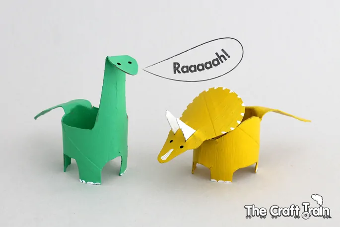 DIY dinosaur art and crafts