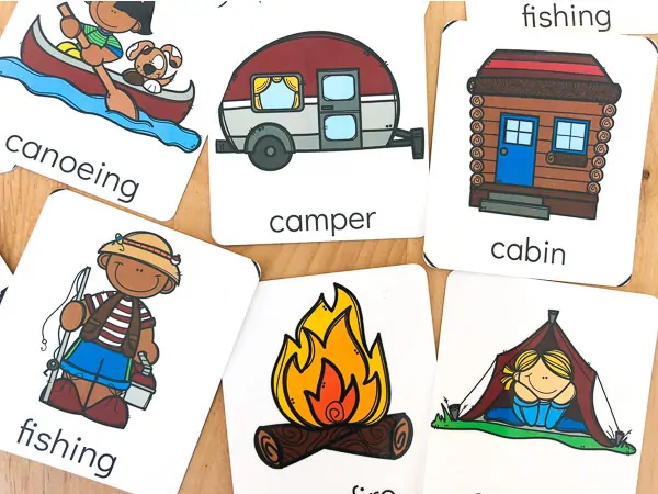 free nature flashcards for kids | printables for kids | educational activities