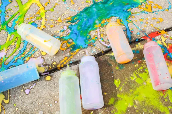 Sidewalk Chalk Recipe for kids
