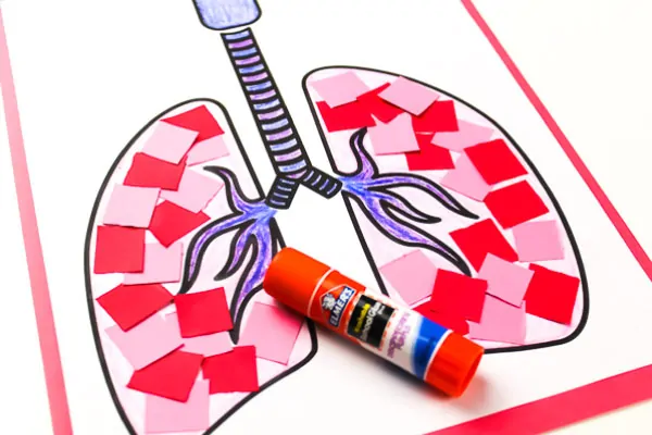 lung craft for kids