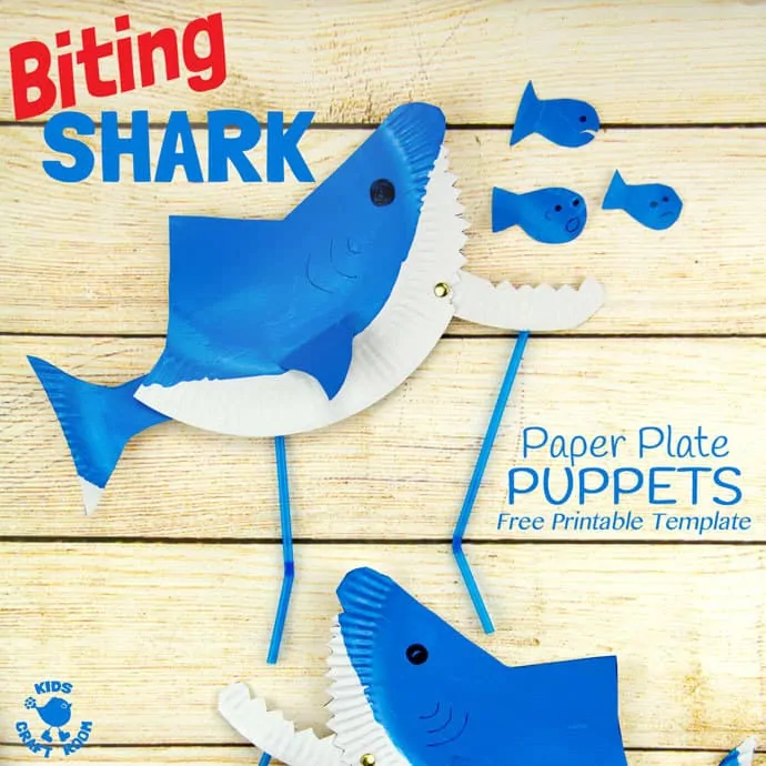 Pretend Play Shark Puppet #childrenplay #kidsactivities #imagination #dramaticplay 