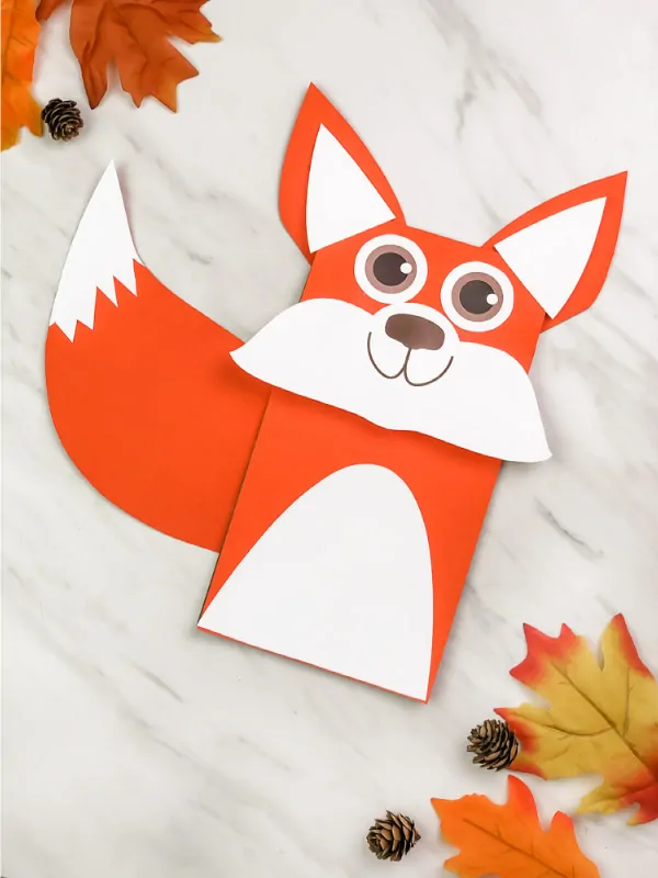 paper bag fox craft