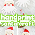 handprint santa craft