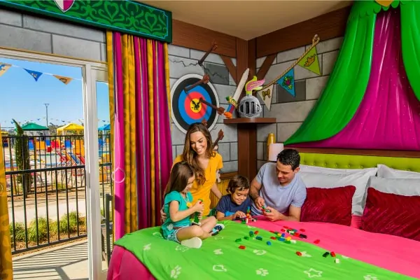 Legoland castle hotel princess room