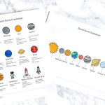 Teach kids fun facts about the planets in our solar system with this printable game! #kids #homeschool #thirdgrade #gradeschool