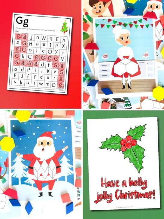 Cute Grinch Handprint Craft For Christmas [Freebie]