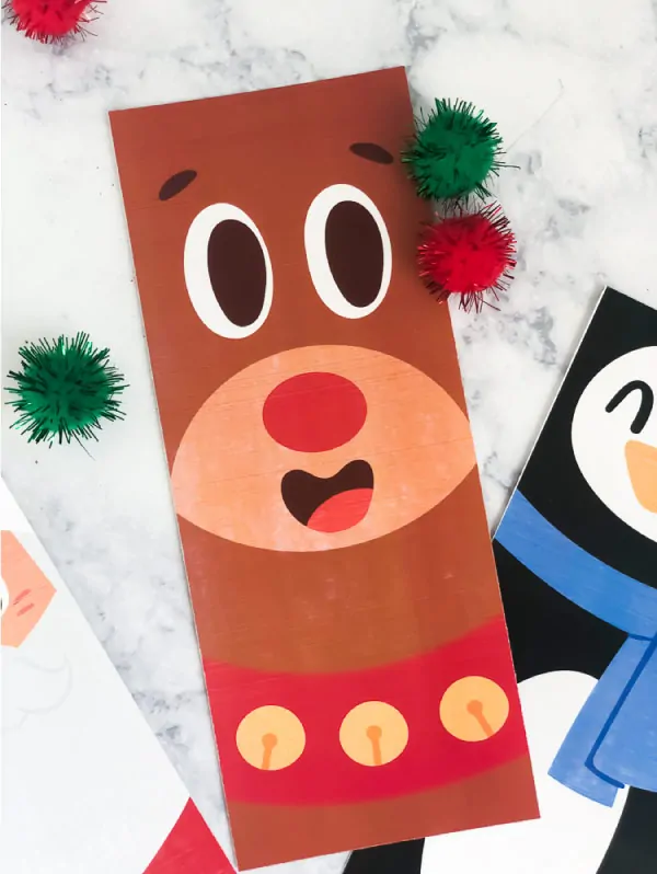 Christmas Bookmarks | Download these free printable bookmarks in color or in black and white for kids to color in! #ece #earlychildhood #kidsandparenting #preschool #kindergarten
