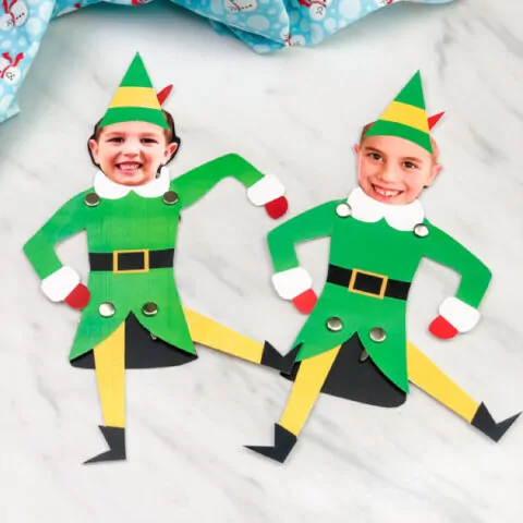 Two buddy the elf photo crafts for kids
