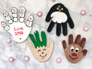 Handprint Art & Crafts For Kids - Simple Everyday Mom Reindeer Handprint Ornament