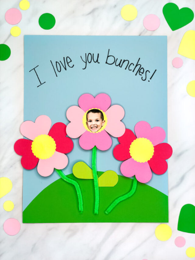 Easy Flower Photo Preschool Craft Story