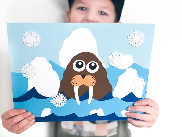 polar animal craft for kids