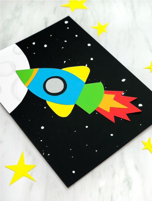 Simple Rocket craft for kids by Simple everyday mom