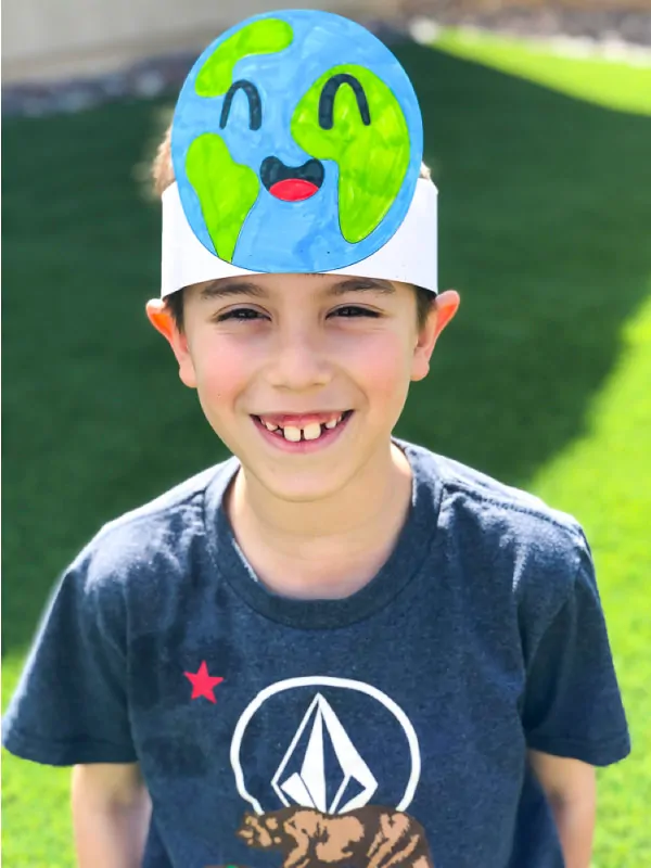 Free Earth Day Printable Headband For Kids