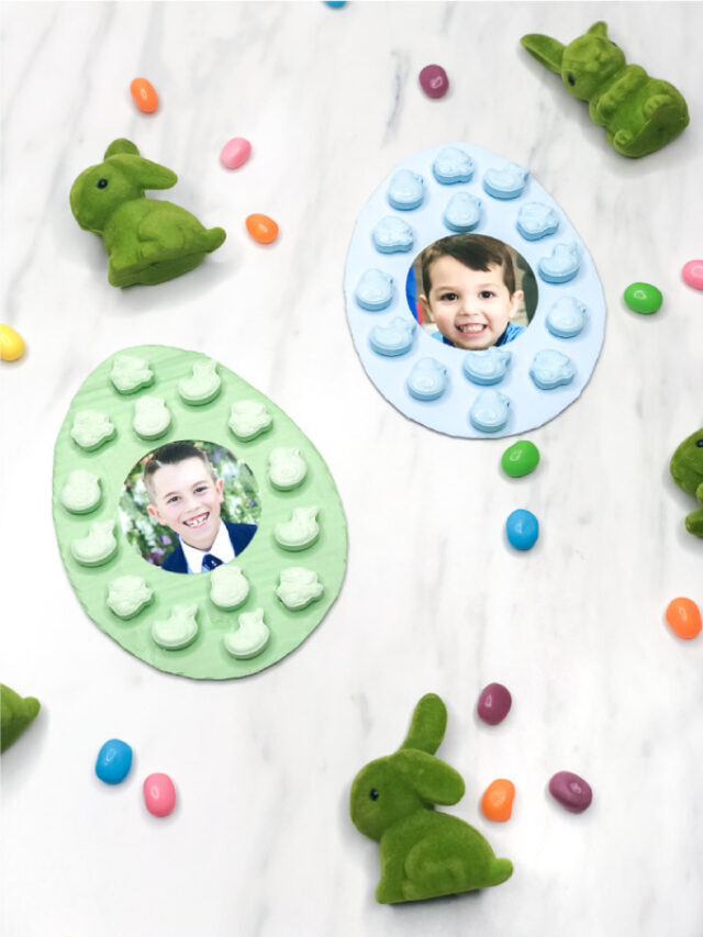 Easter Egg Photo Craft For Kids [Free Template] Story