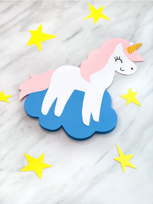 DIY Unicorn Card Craft For Kids Story