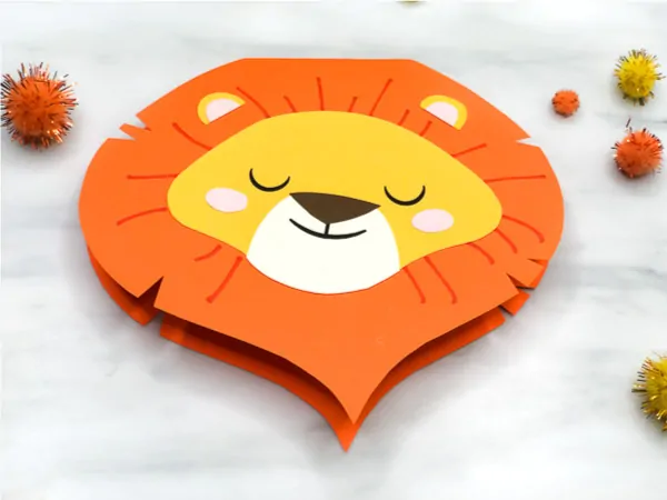lion craft for kids