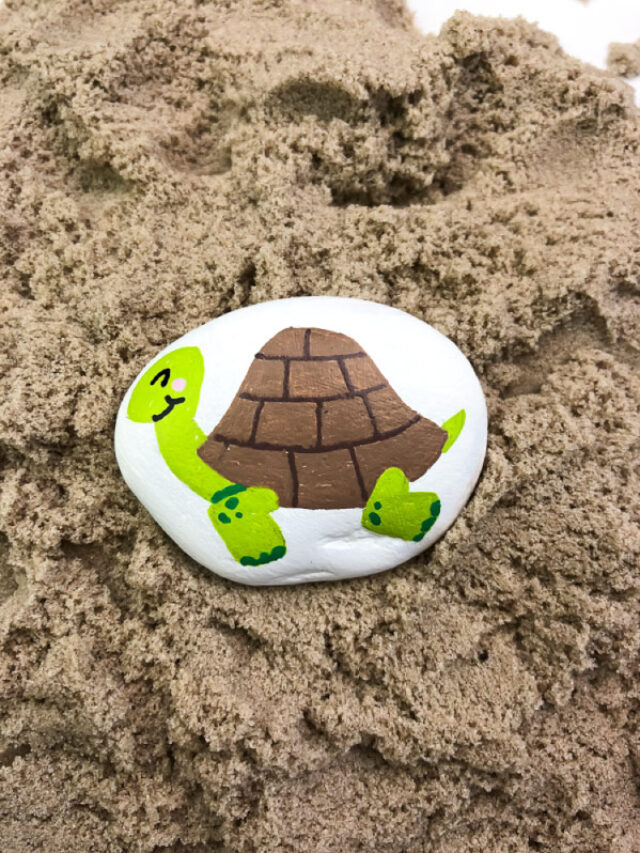 How To Make Turtle Painted Rocks For Kids Story
