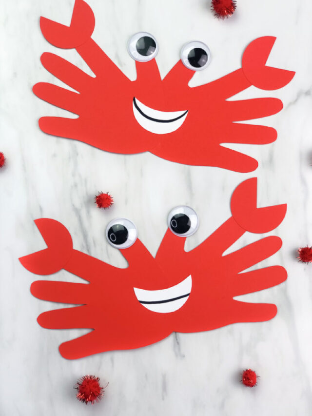 Easy & Fun Handprint Crab Craft For Kids Story