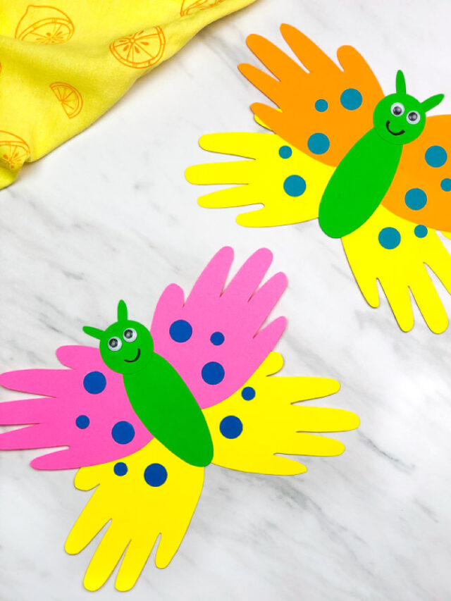 6 Cool Butterfly Crafts For Kids [With Free Templates] Story