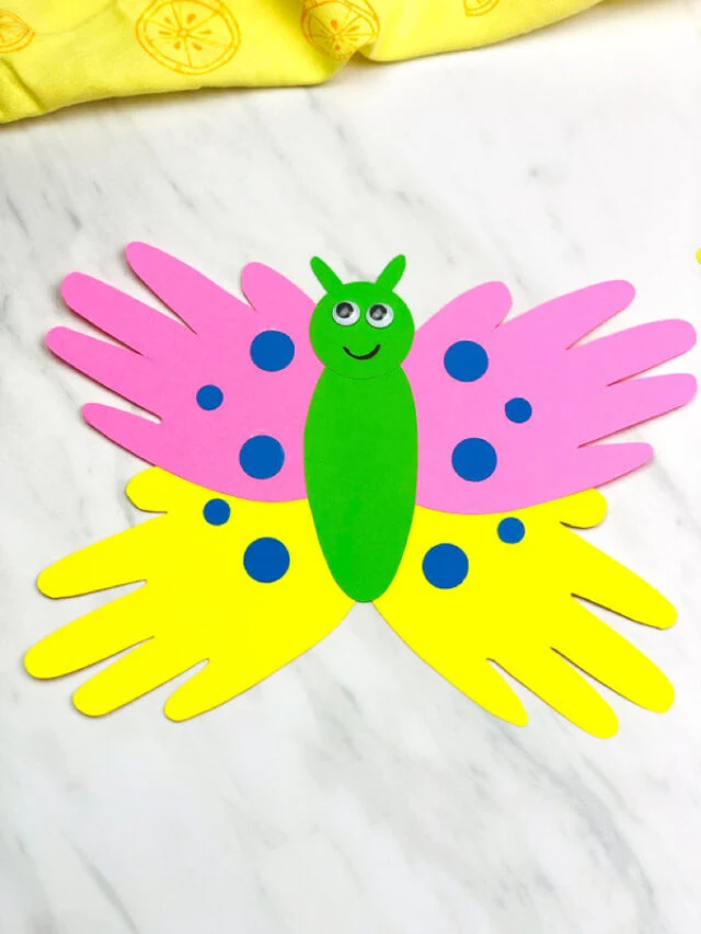 Handprint Butterfly Craft For Kids Story