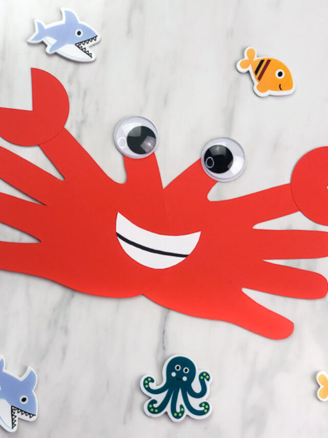 Easy & Fun Handprint Crab Craft For Kids Story