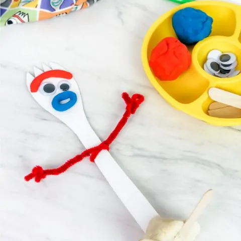 How To Build Your Own Forky From Play Dough