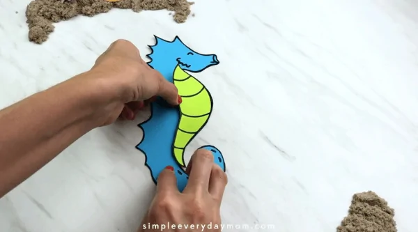 seahorse art for kids
