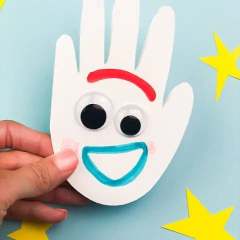 Handprint Forky Toy Story 4 Craft For Kids