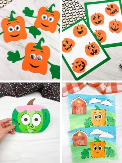 24 Cool Pumpkin Crafts For Kids [With Templates]