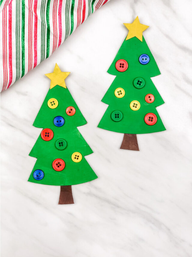 Recycled Christmas Tree Craft For Kids Story