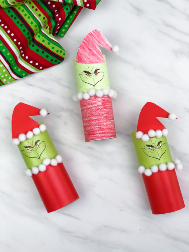 grinch christmas craft