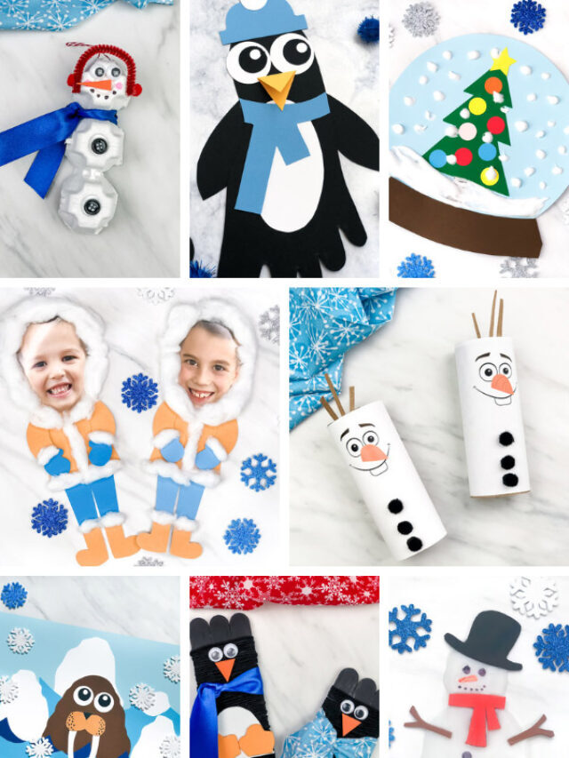 The Easiest & Most Fun Winter Crafts For Kids Story
