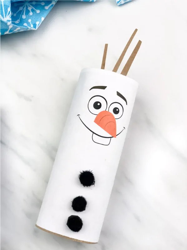 recycled olaf craft for kids 