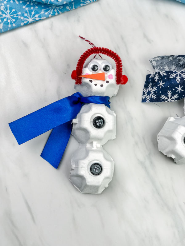 snowman ornament craft for kids