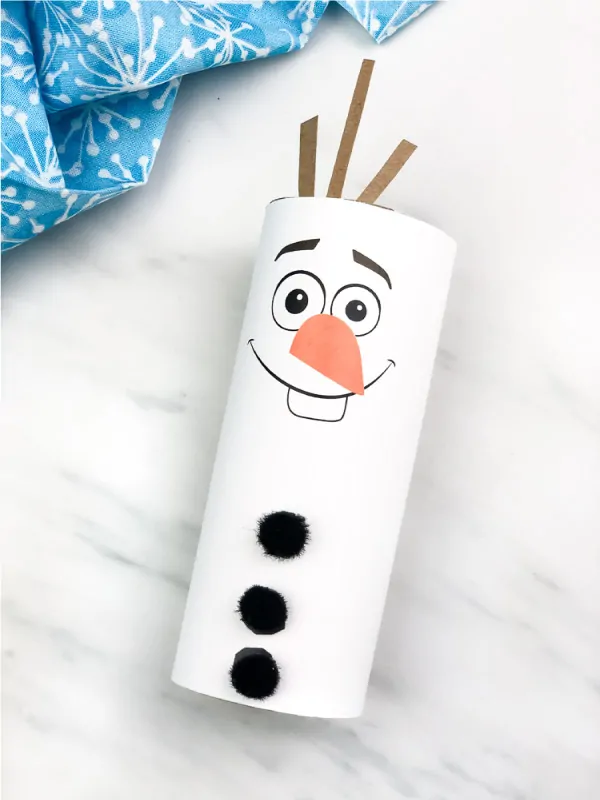 toilet roll Frozen 2 Olaf craft