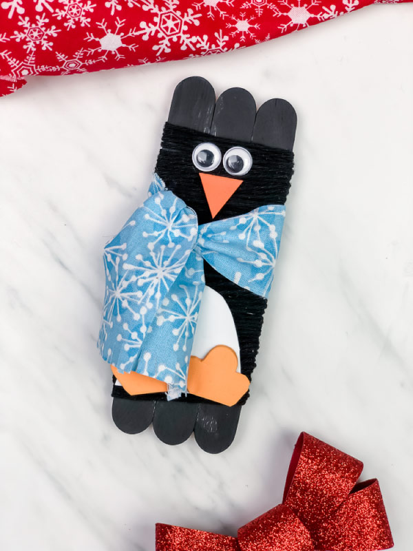 diy penguin ornament craft