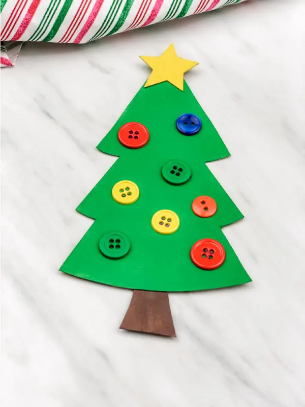 cardboard christmas tree craft