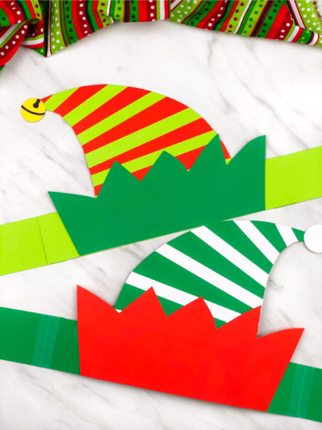 DIY Elf Headband Craft For Kids [Free Template] Story