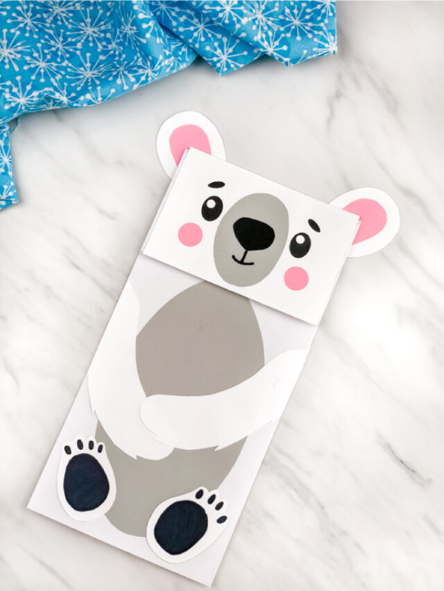 arctic animal polar bear craft
