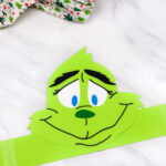 Grinch Headband Craft For Kids [Free Template]