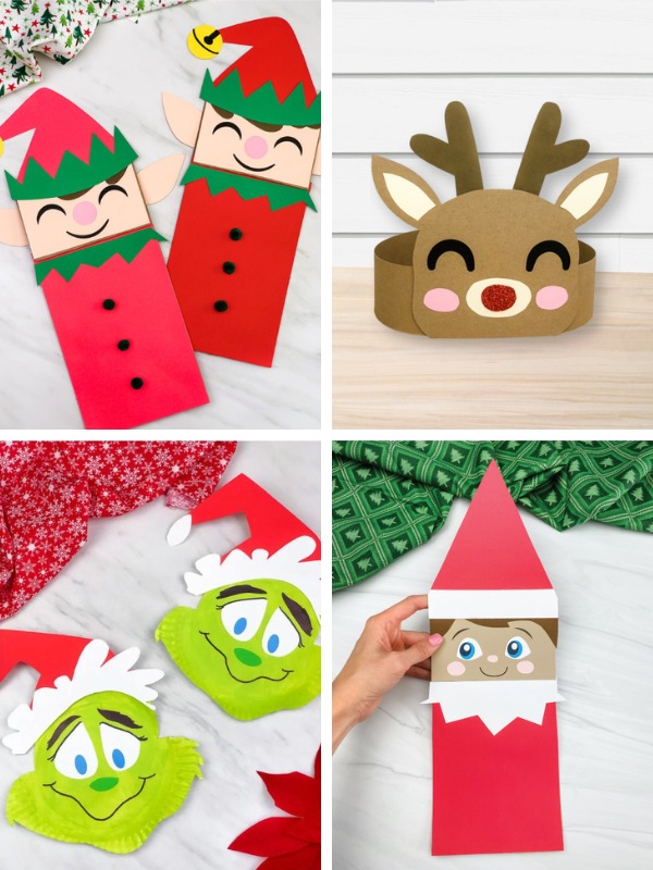 Christmas craft ideas for kids image collage