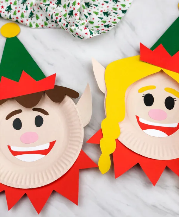boy and girl paper plate crafts 