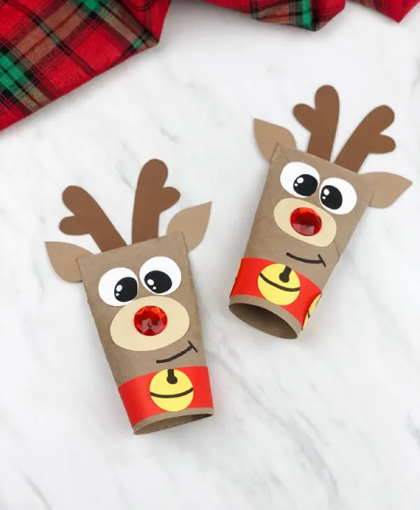 toilet paper roll reindeer craft