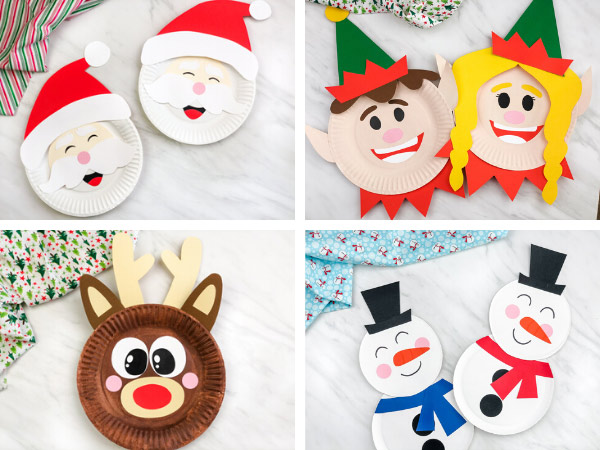 paper plate crafts for christmas